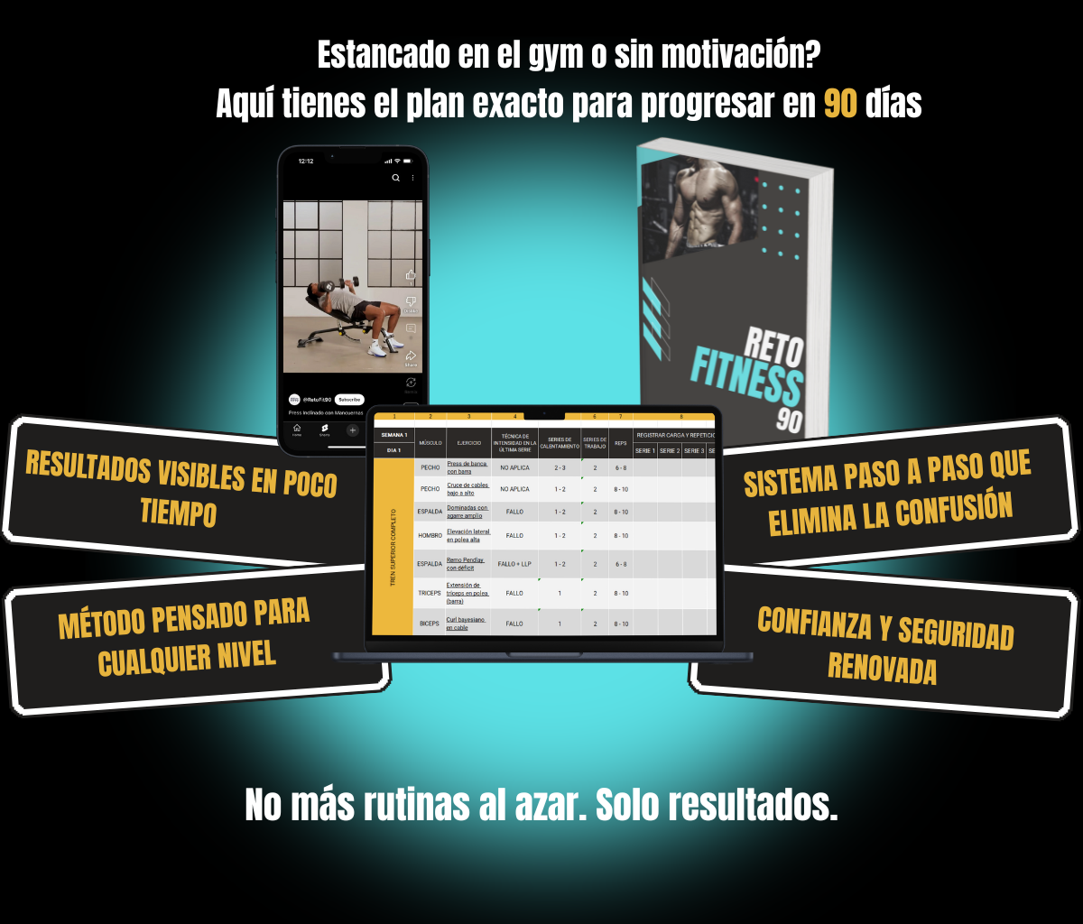 RESULTADOS VISIBLES EN POCO TIEMPO